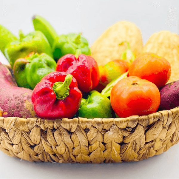 Petit panier de légumes